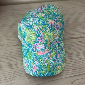 Lilly Pulitzer Ocean Reef Club exclusive print baseball hat